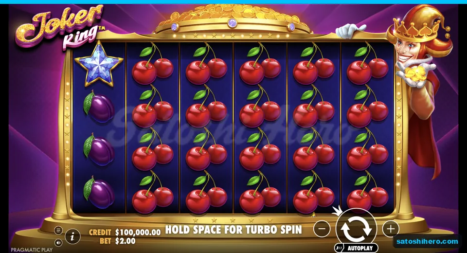 Base game rests with fruit symbols and jester