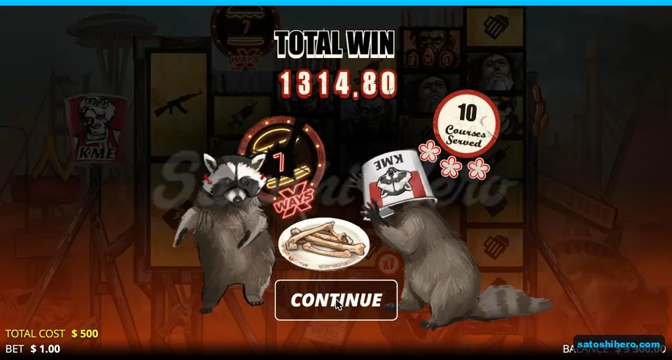 Collect screen shows a $1,314.80 payout