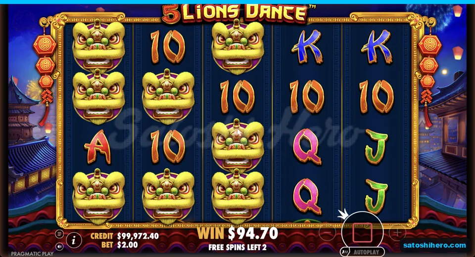 Lion heads transform as $94.70 win builds