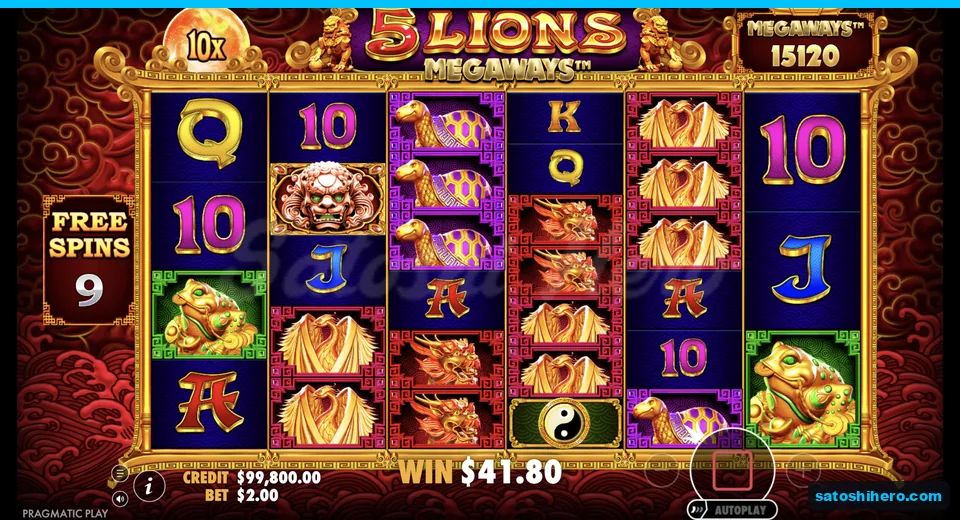 Free spins grid shows 10x badge