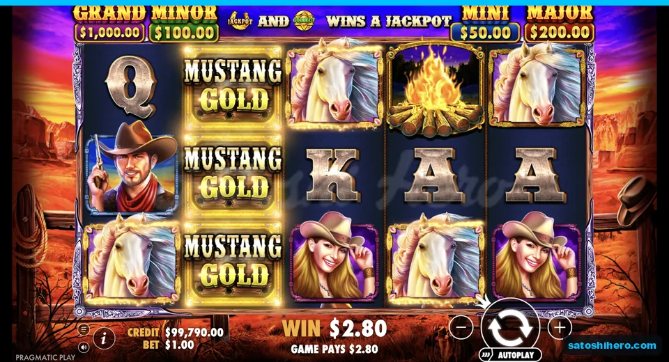 Line win resolves with stacked logo wilds