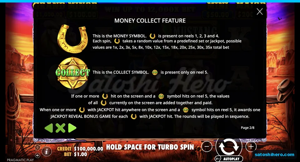 Rules page shows horseshoes and collect badge