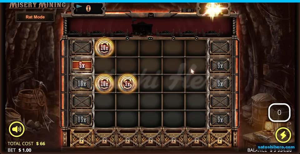 Rat Mode round holds scatter coin values