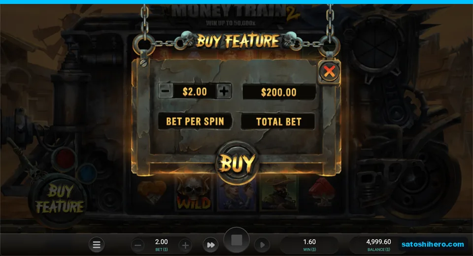 Buy panel shows two hundred dollar entry