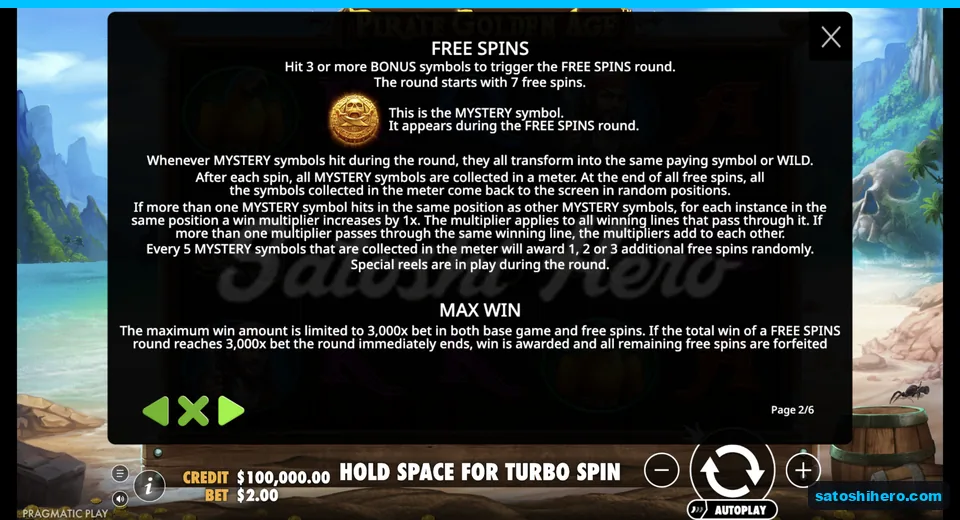 Free spins rules show mystery coin meter