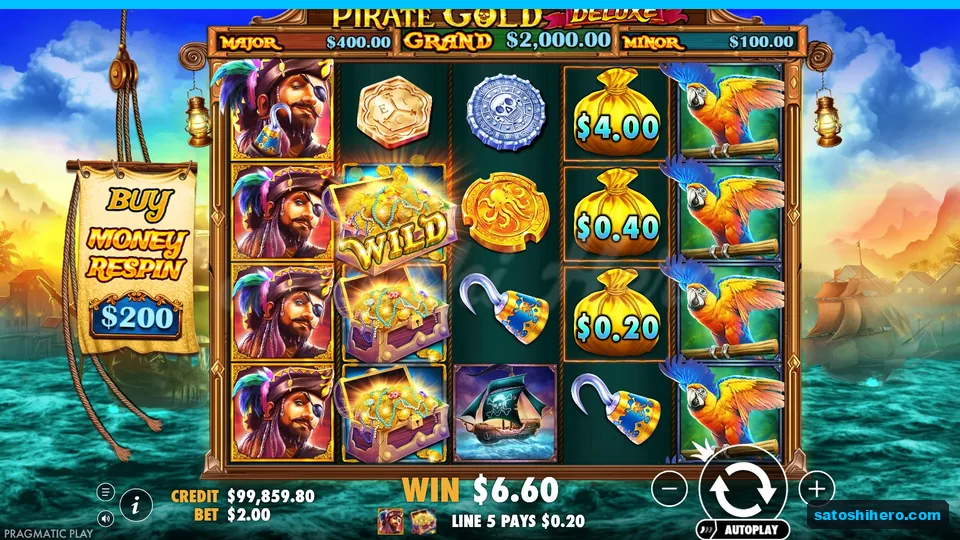 Line win resolves with chest wild on reel two