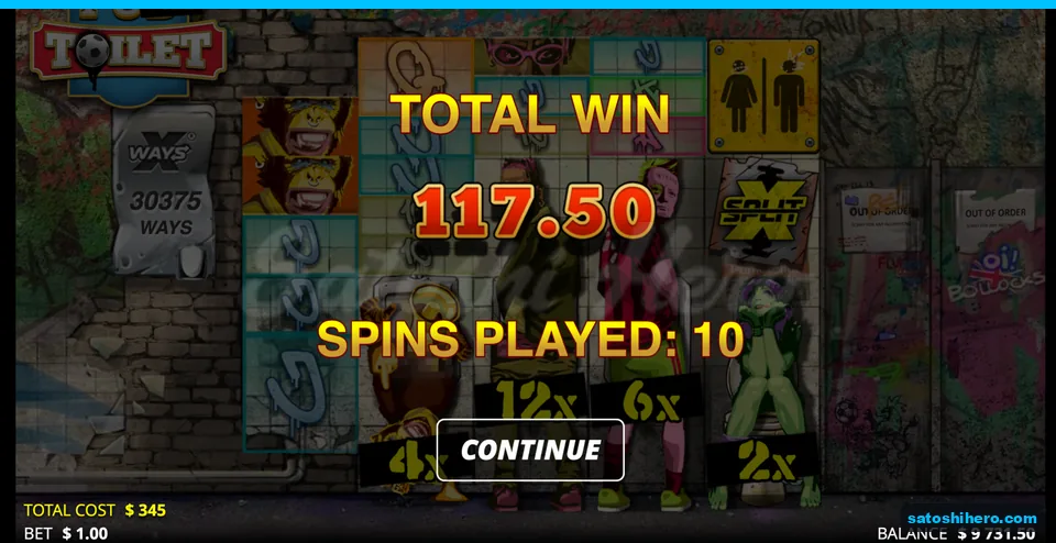 Collect screen shows one hundred seventeen fifty