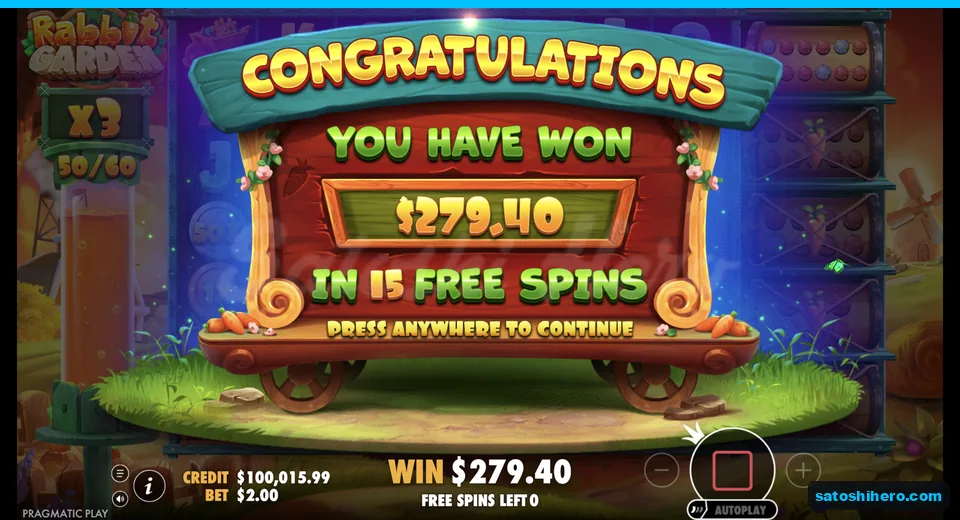 Collect screen shows two hundred seventy nine dollars