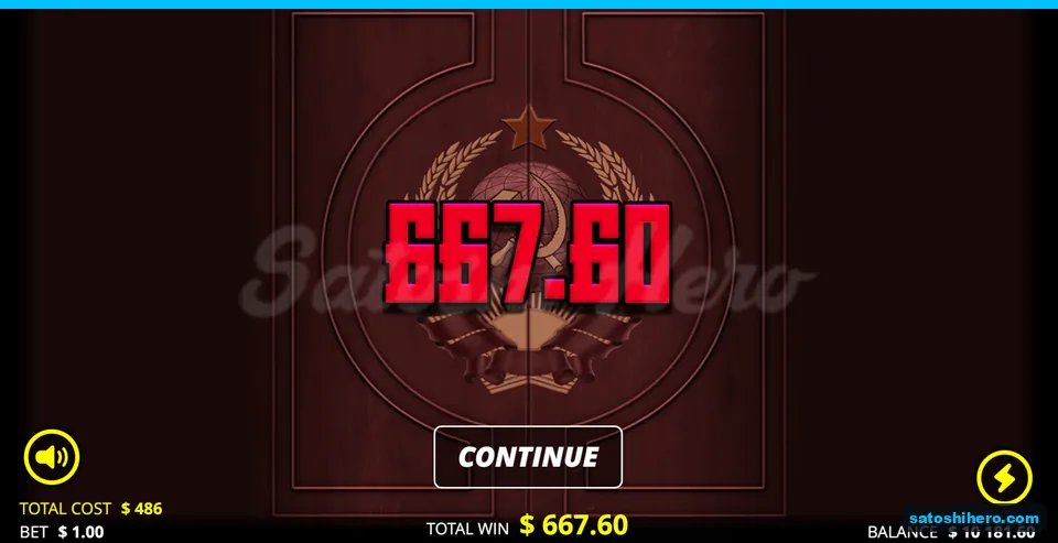 Collect screen shows a 667.60 dollar return