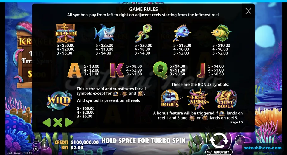 Paytable lists premiums royals and bonus symbols