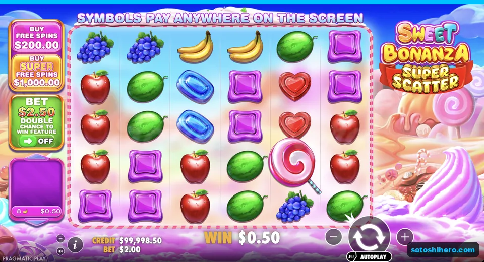 Base win pays eight bananas on screen