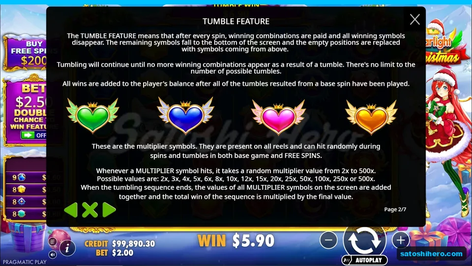 Multiplier rules show winged heart values