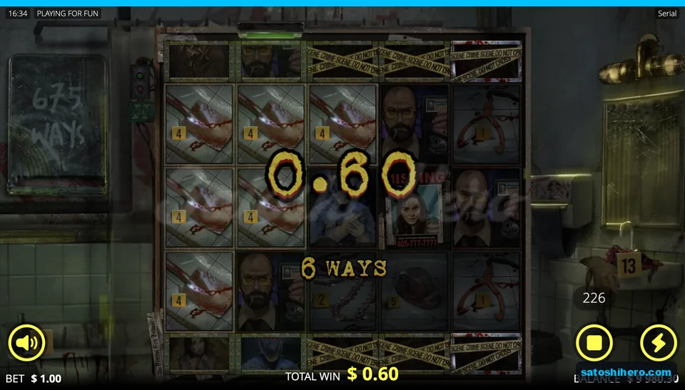 Cleaver symbols show a sixty-cent win