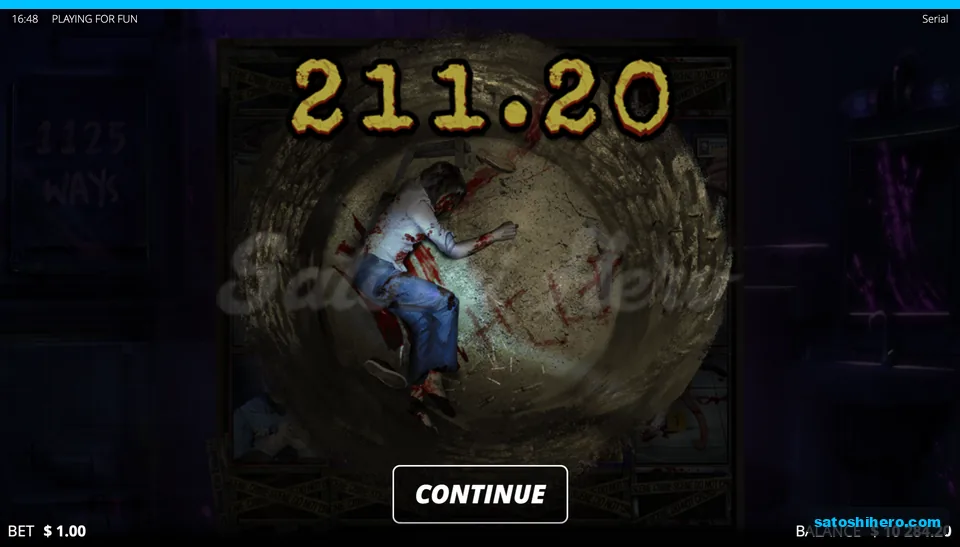 Collect screen shows a $211.20 payout