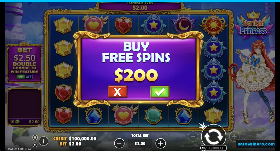 Buy menu opens at $200 price