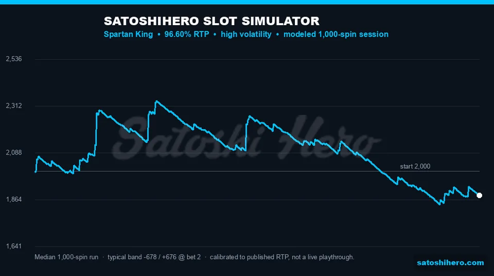 Model line charts thousand spin spread