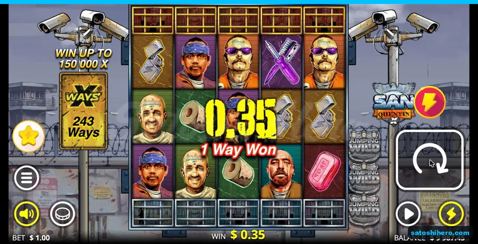 Win meter shows a $0.35 base payout