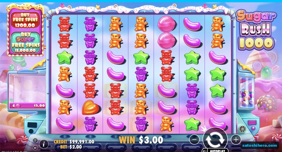 Cluster win resolves with three dollars showing