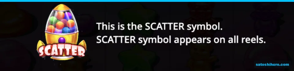 Scatter symbol appears beside free spins rules