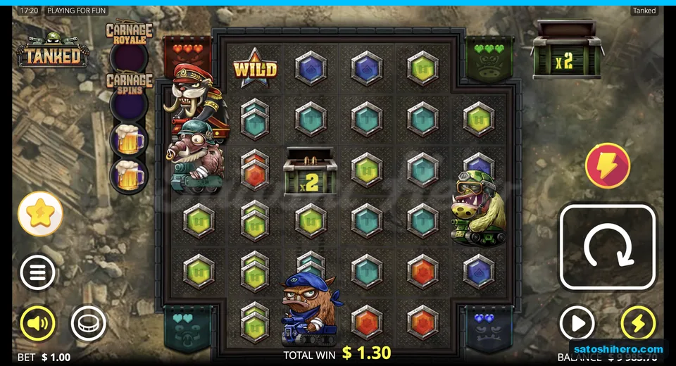 Blue bandit beside one dollar thirty win