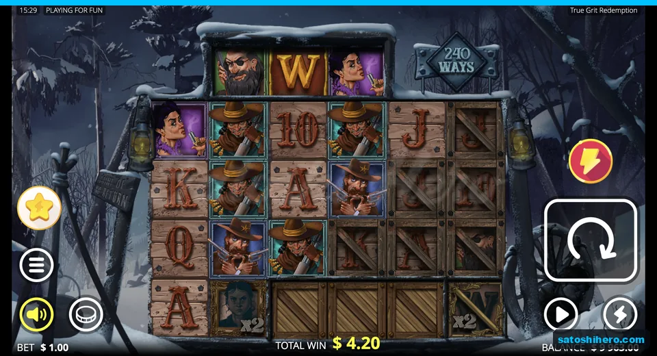 Gold wilds paying $4.20 base win