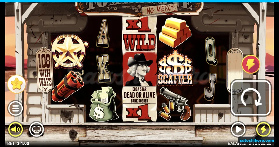 Saloon grid shows wild poster and scatter