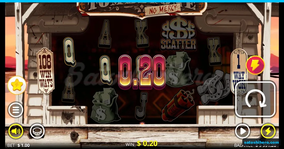 Money bags surround a twenty-cent win