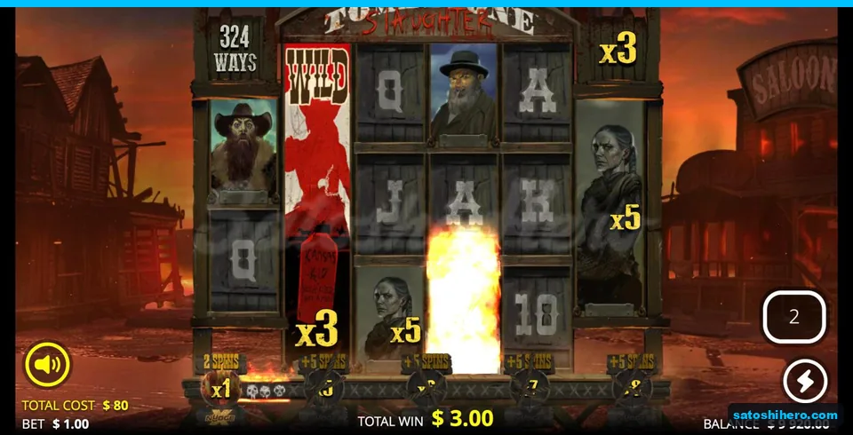 Kansas Kid wild holds a 3x multiplier