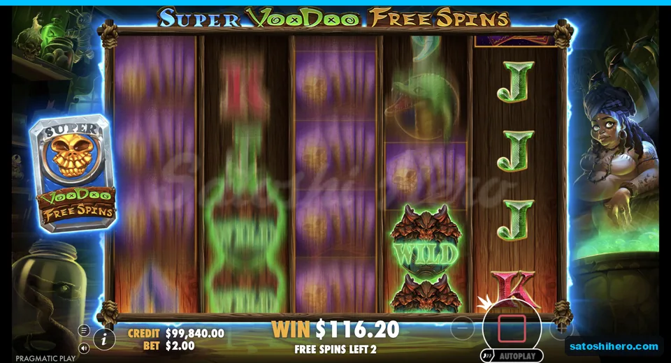 Free spins total reaches $116.20 mid-round