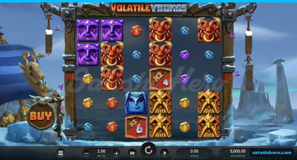 Warrior masks and runes fill frozen grid