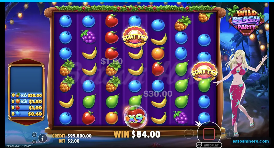 Tumble settles with 9x wild and pearls
