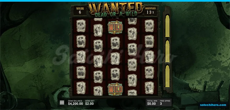 Wilds counter and thirteen times multiplier