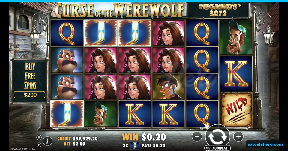 Line win resolves with three J symbols