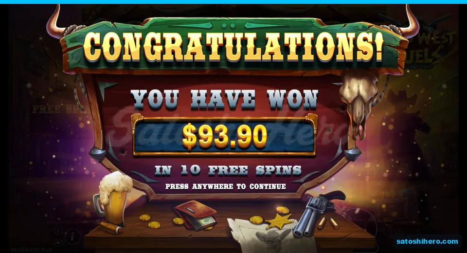 Collect screen shows $93.90 won