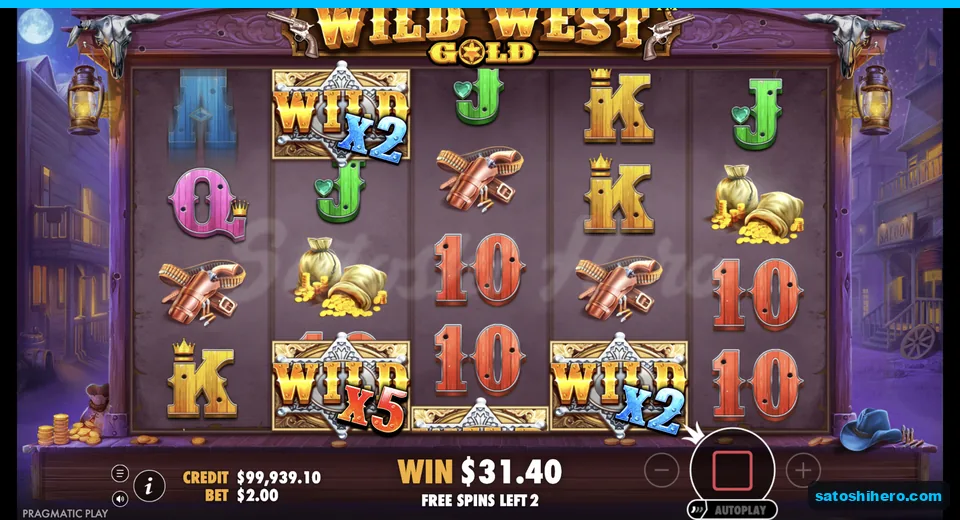 Organic round shows three sticky wilds