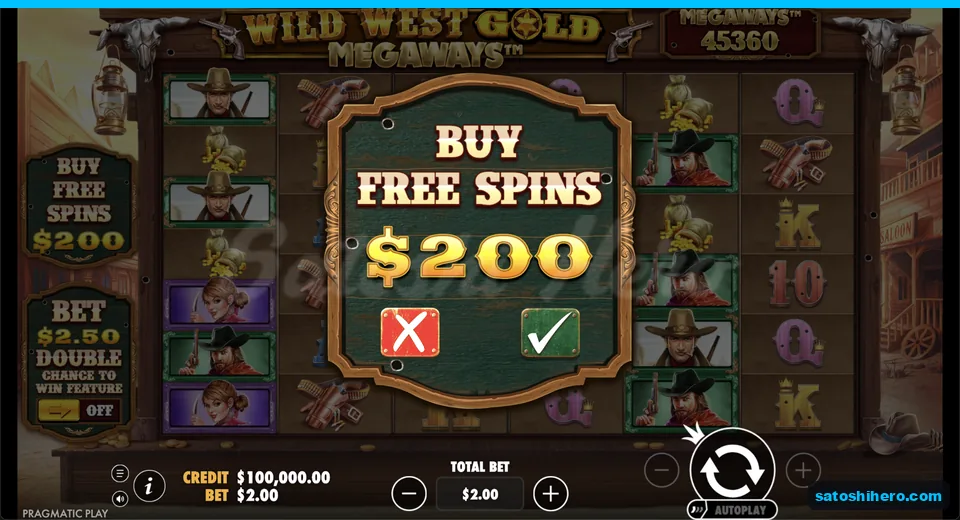 Buy menu opens at the live stake