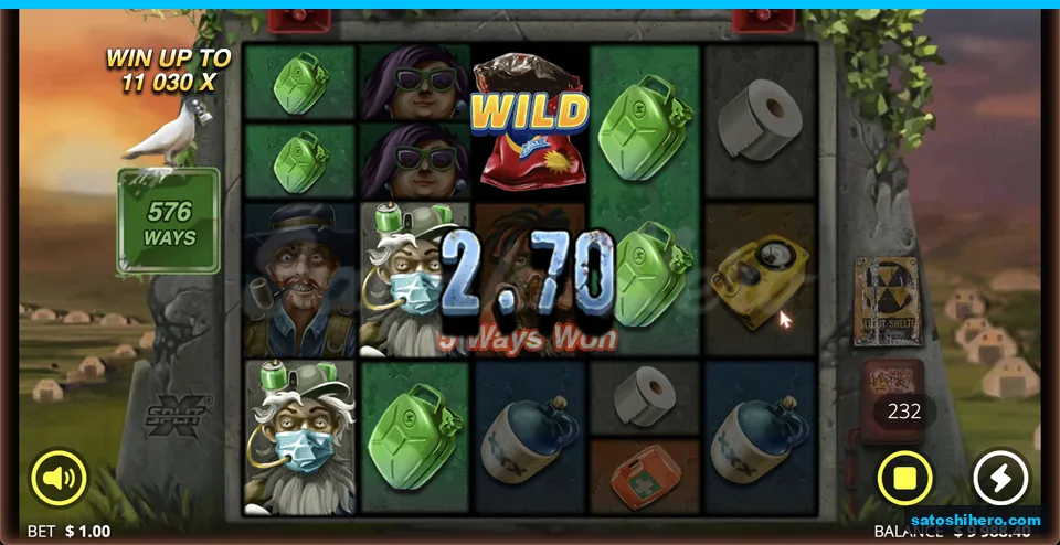 Green jerrycans form a 2.70 ways win