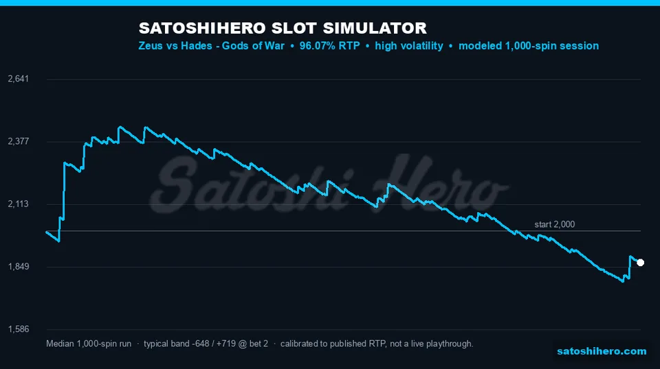 Modelled balance curve drifts below start
