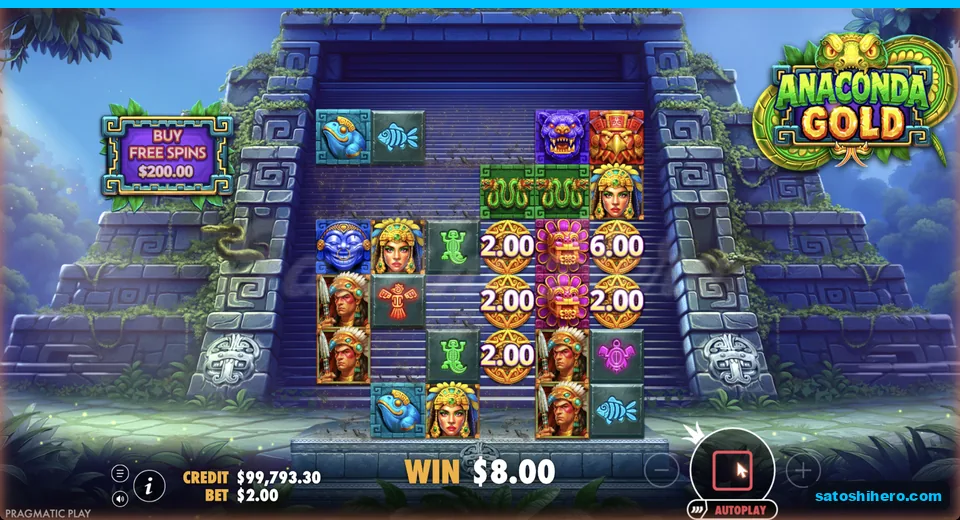 Line win resolves across expanded reels