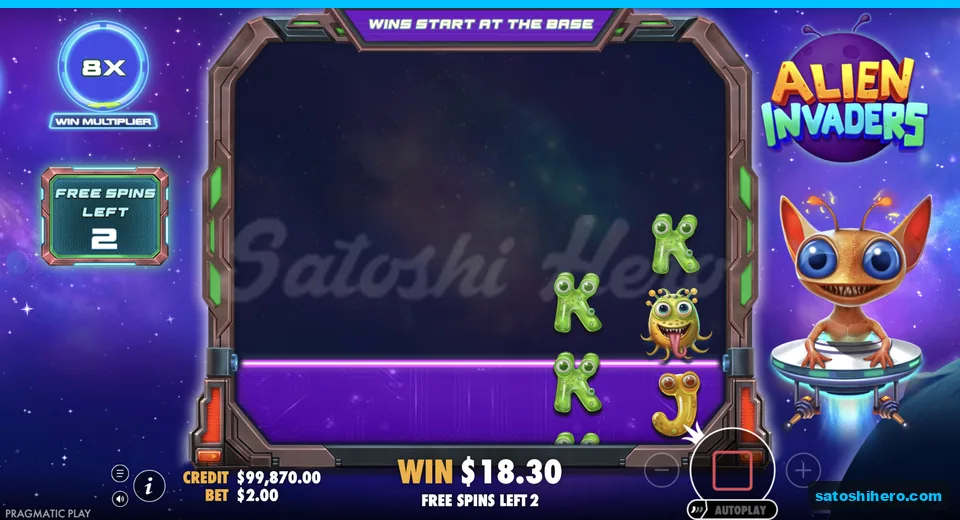 Bought free spins run with 8x meter