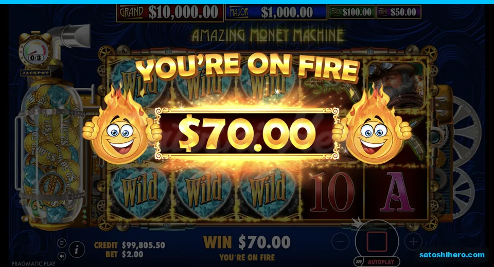 Collect screen shows a $70.00 total