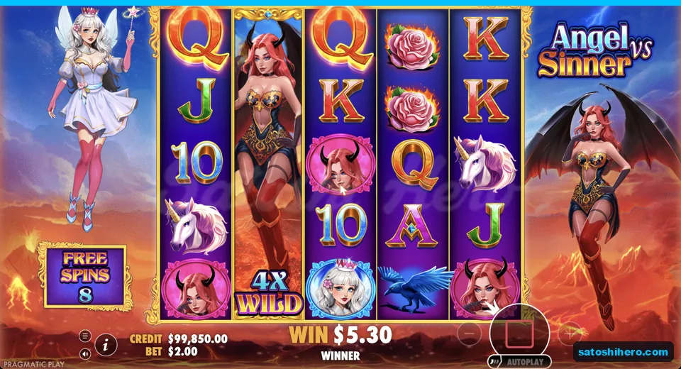 Free spins continue with sticky 4x Wild
