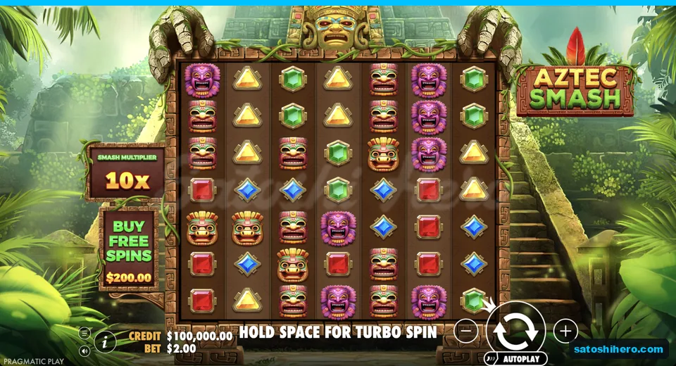 Settled jungle grid with multiplier meter