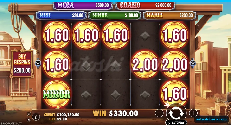 Collect screen shows a $330.00 total win