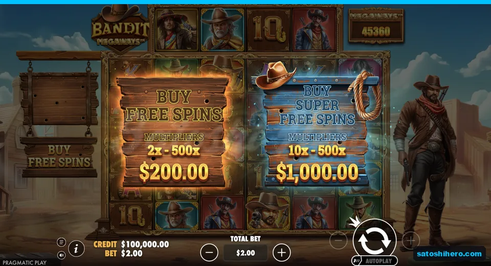 Buy menu opens at two dollar stake