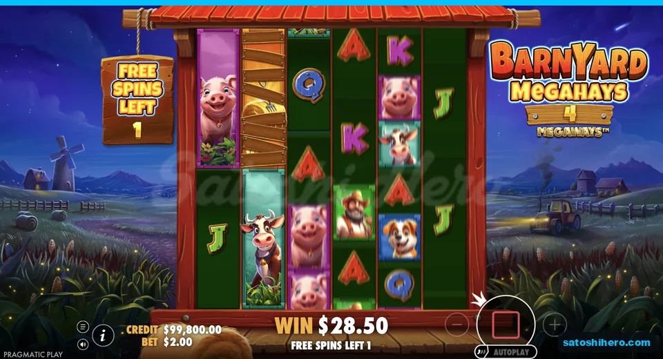 Free spins board settles with one spin left