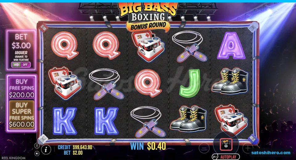 Line win resolves with three red Queens