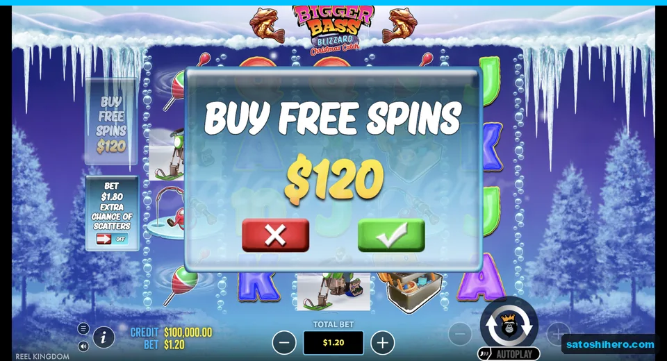 Buy menu opens at the live stake