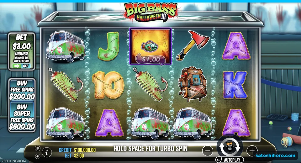 Idle haunted fish tank grid with money fish