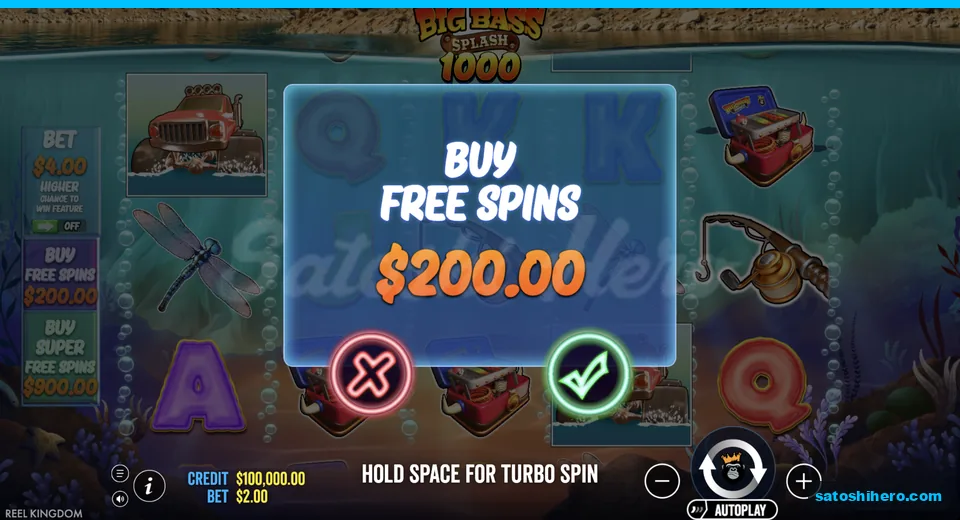 Buy menu opens with $200.00 cost
